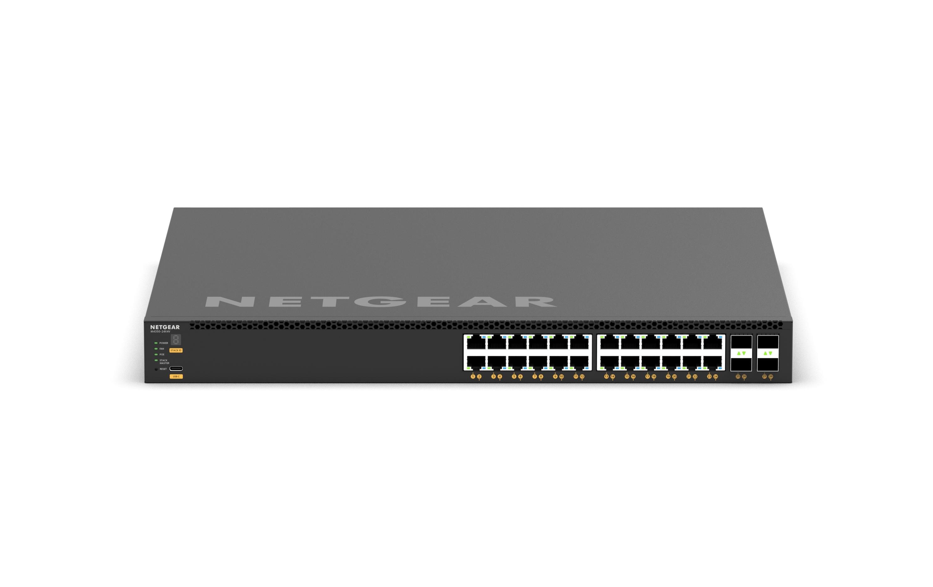 Netgear PoE+ Switch XSM4328CV 28 Port Netgear PoE+ Switch XSM4328CV 28 Port
