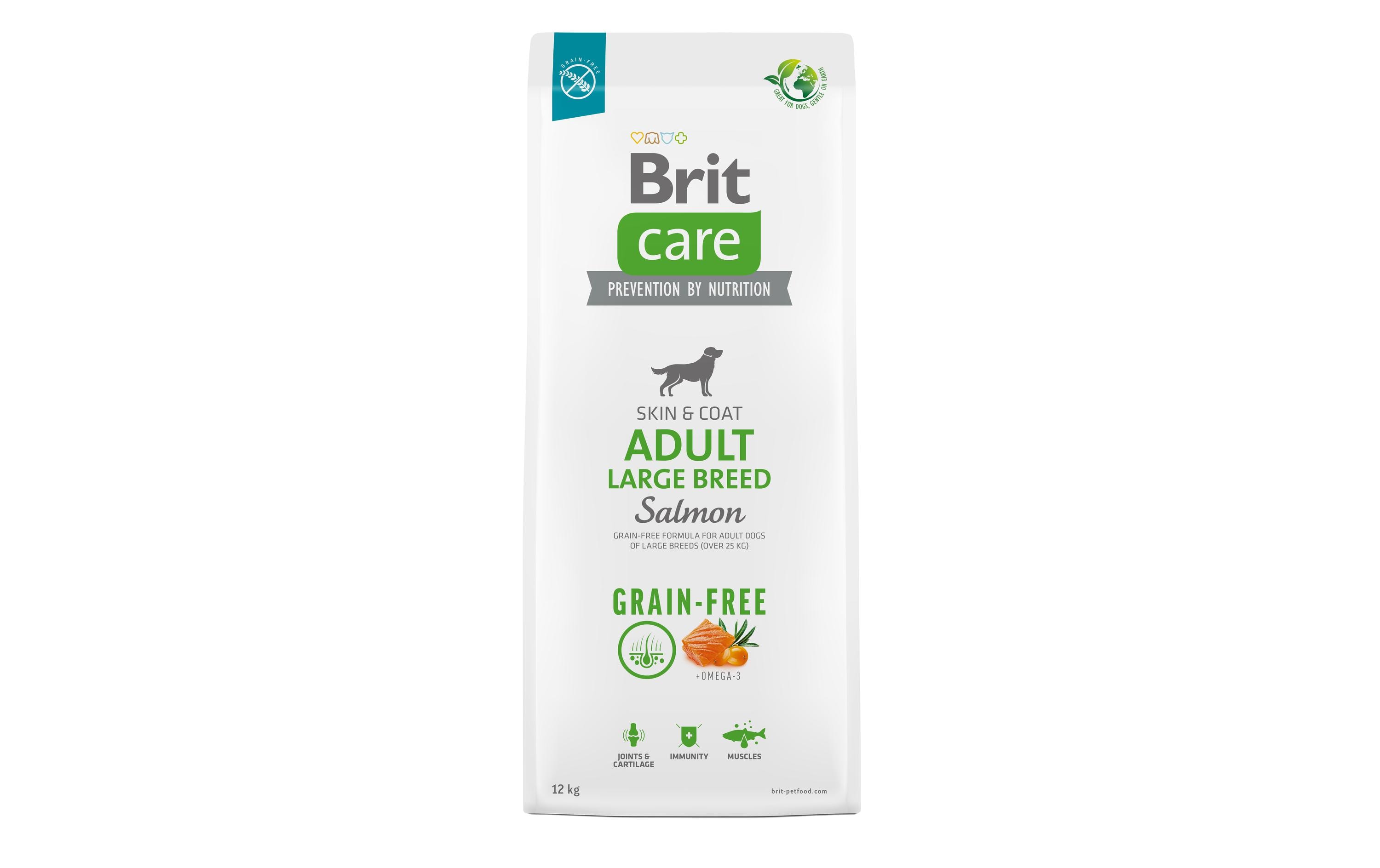 Brit Trockenfutter Care Adult LB Grain Free Lachs, 12 kg