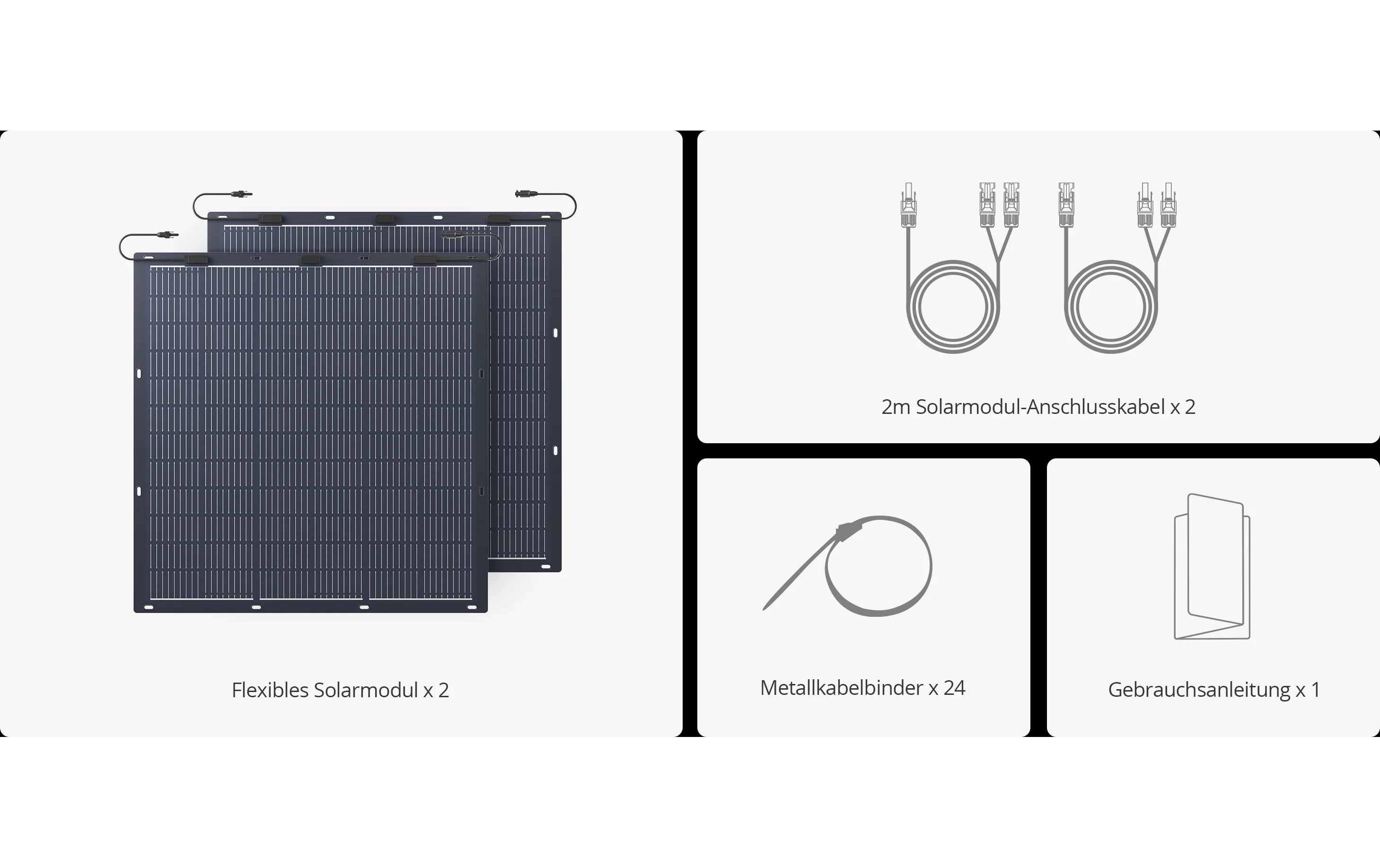 Zendure Solarpanel Flexibel 2 x 210W