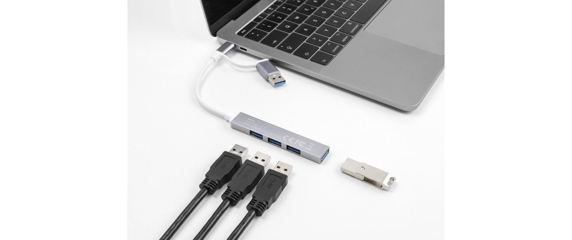 Delock Dockingstation USB Hub Type C oder USB Typ A (64214)