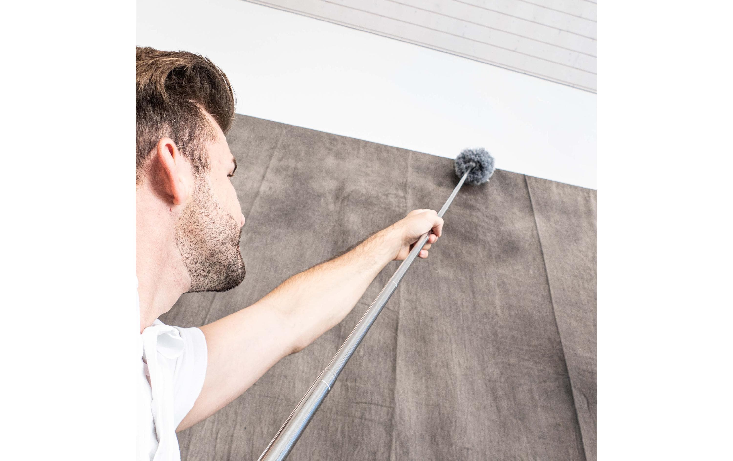 CreaClean Staubwedel 245 cm Grau/Weiss