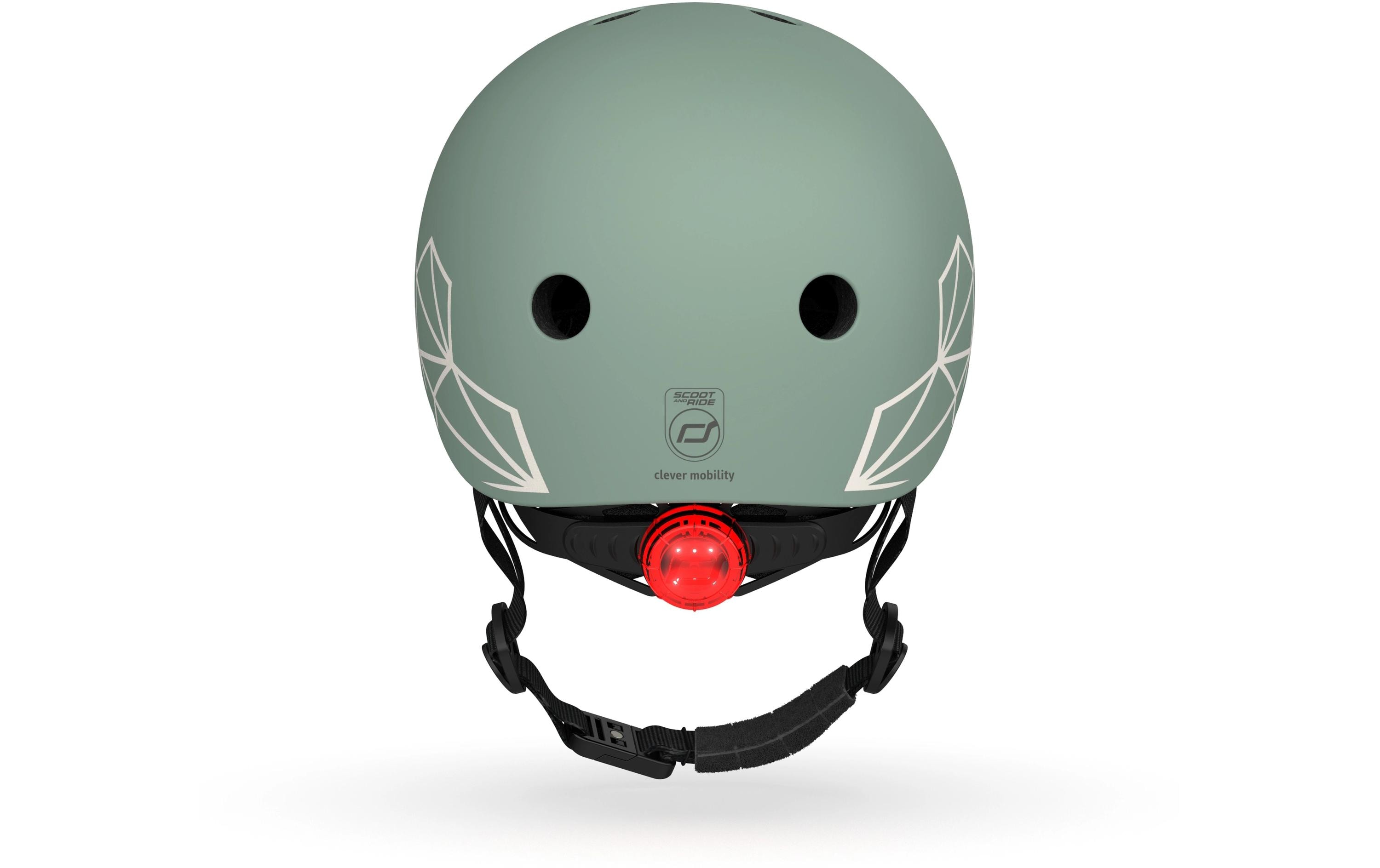 Scoot and Ride Kinderhelm Green lines Grün, XXS-S