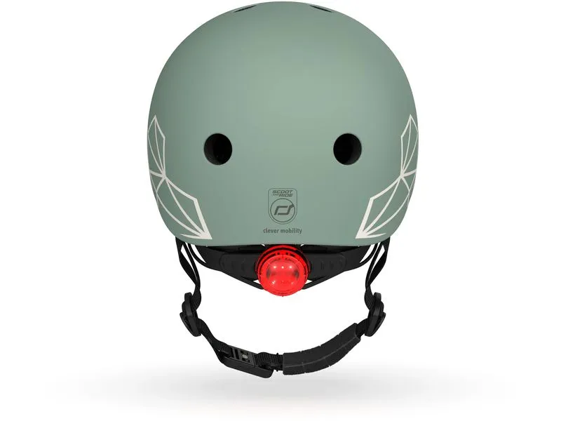 Scoot and Ride Kinderhelm Green lines Grün, XXS-S