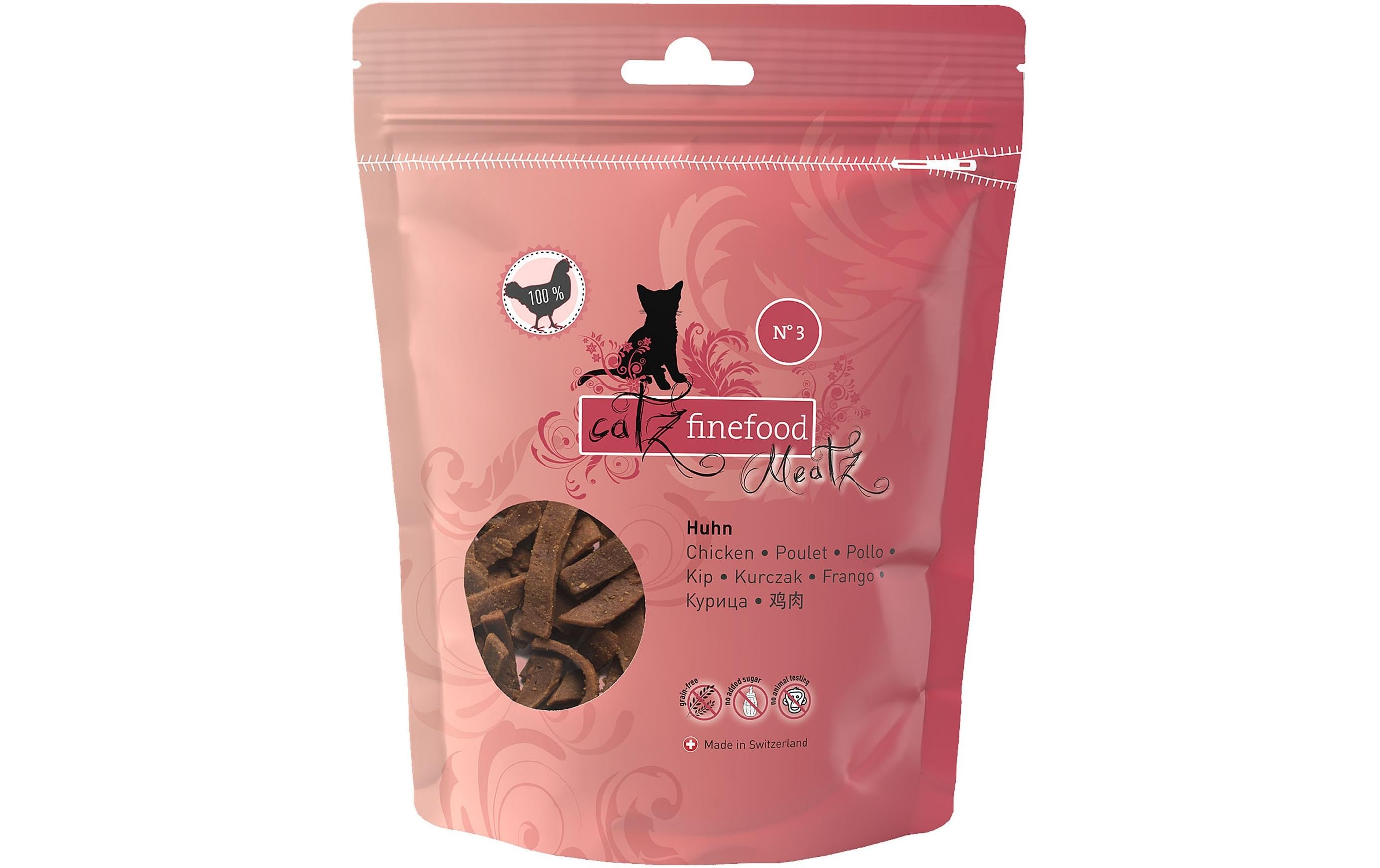 catz finefood Katzen-Snack Meatz No.03 Huhn, 45 g
