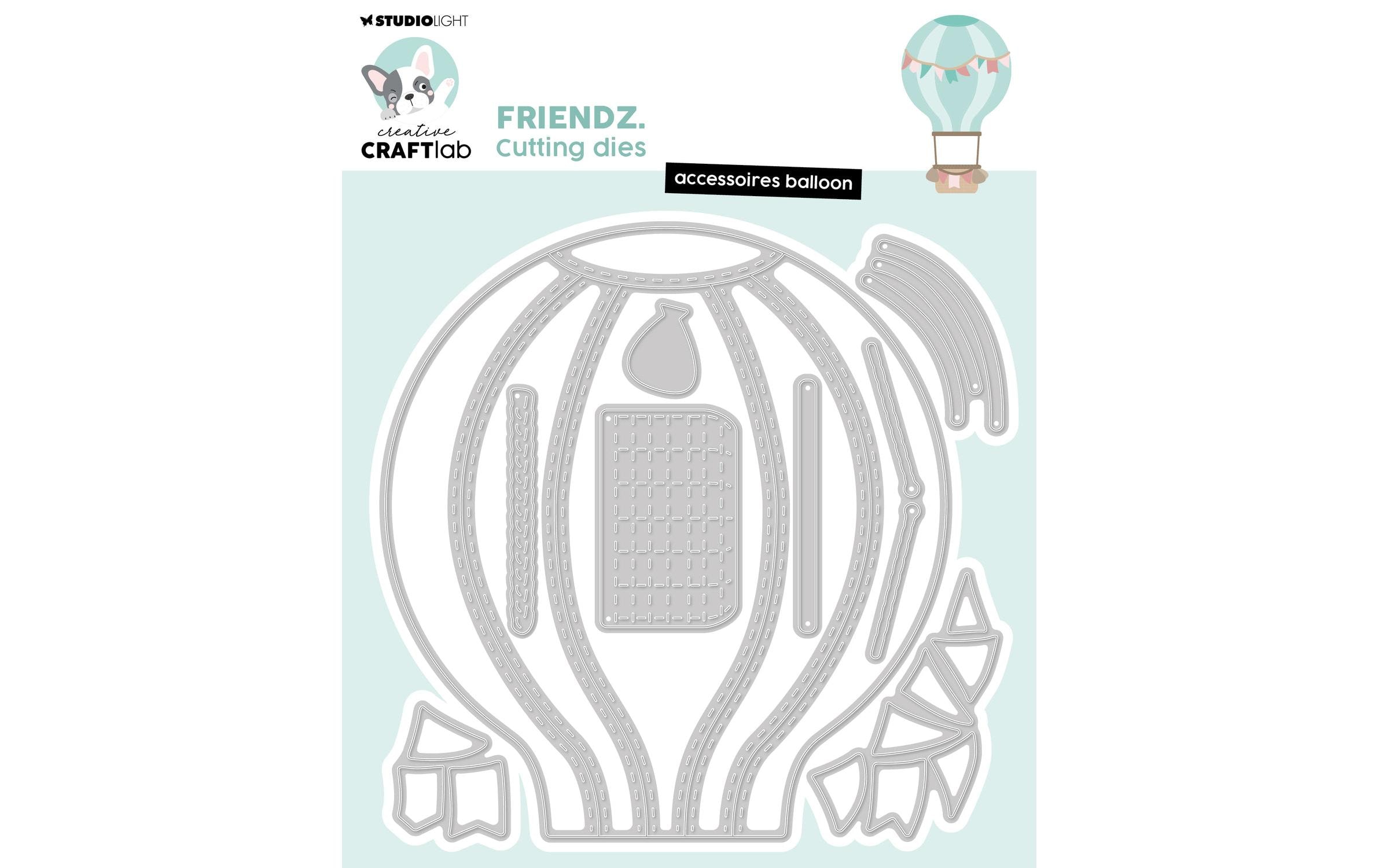 Studio Light Stanzschablone Ballonfreunde 125x127x1 mm, 9 Stück Studio Light Stanzschablone Ballonfreunde 125x127x1 mm, 9 Stück