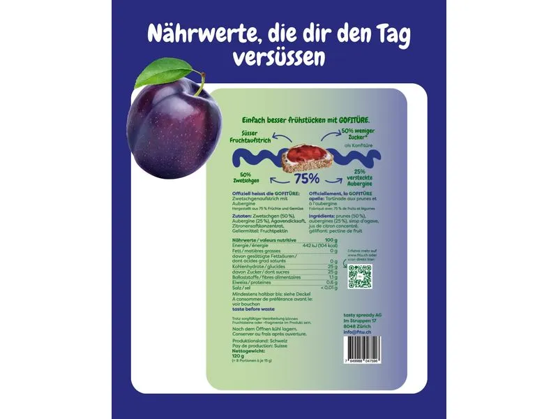 GOFITÜRE Zwetschgen 120 g