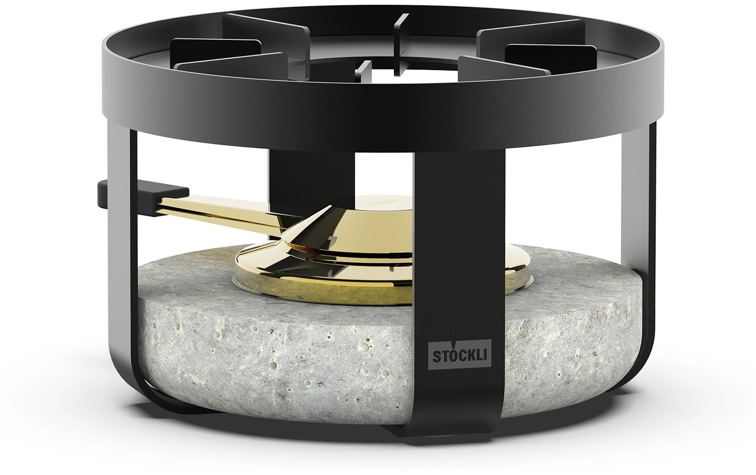 Stöckli Fondue-Rechaud Pilatus Schwarz