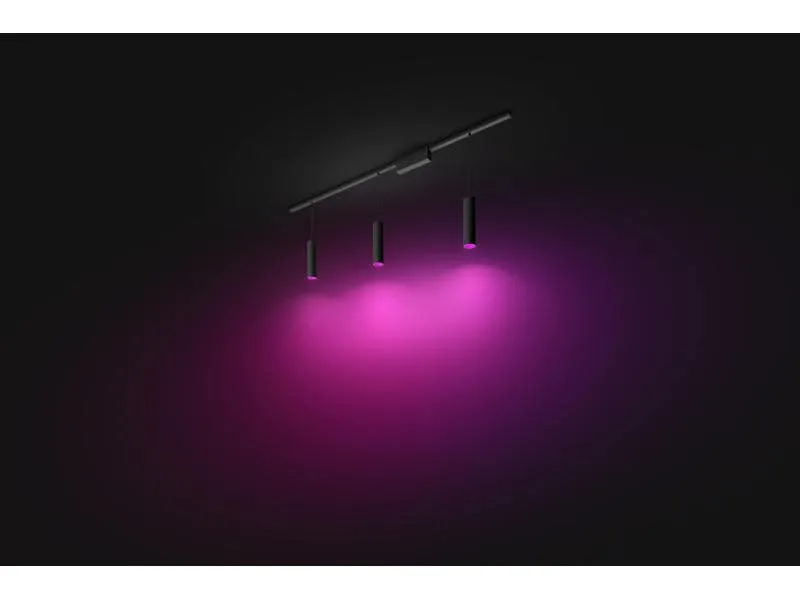 Philips Hue Perifo Basis-Set 3er Pendelleuchte Schwarz Philips Hue Perifo Basis-Set 3er Pendelleuchte Schwarz