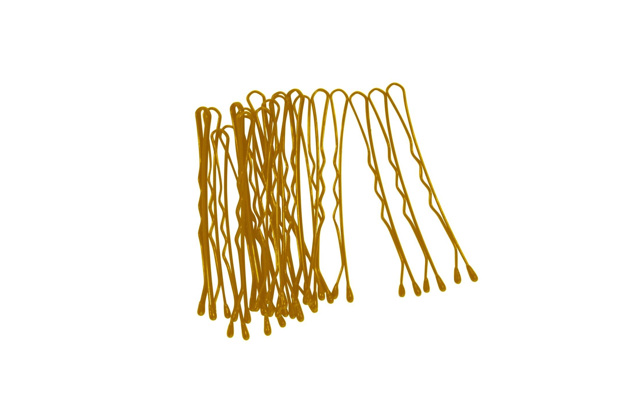 Parsa Beauty Haarklemme gewellt, Gold 20 Stück