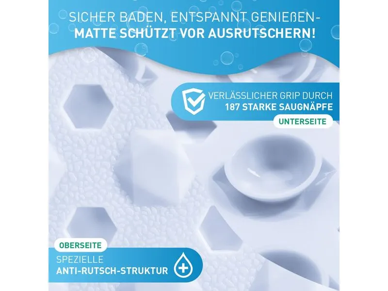 Flipline Badewannenmatte Weiss