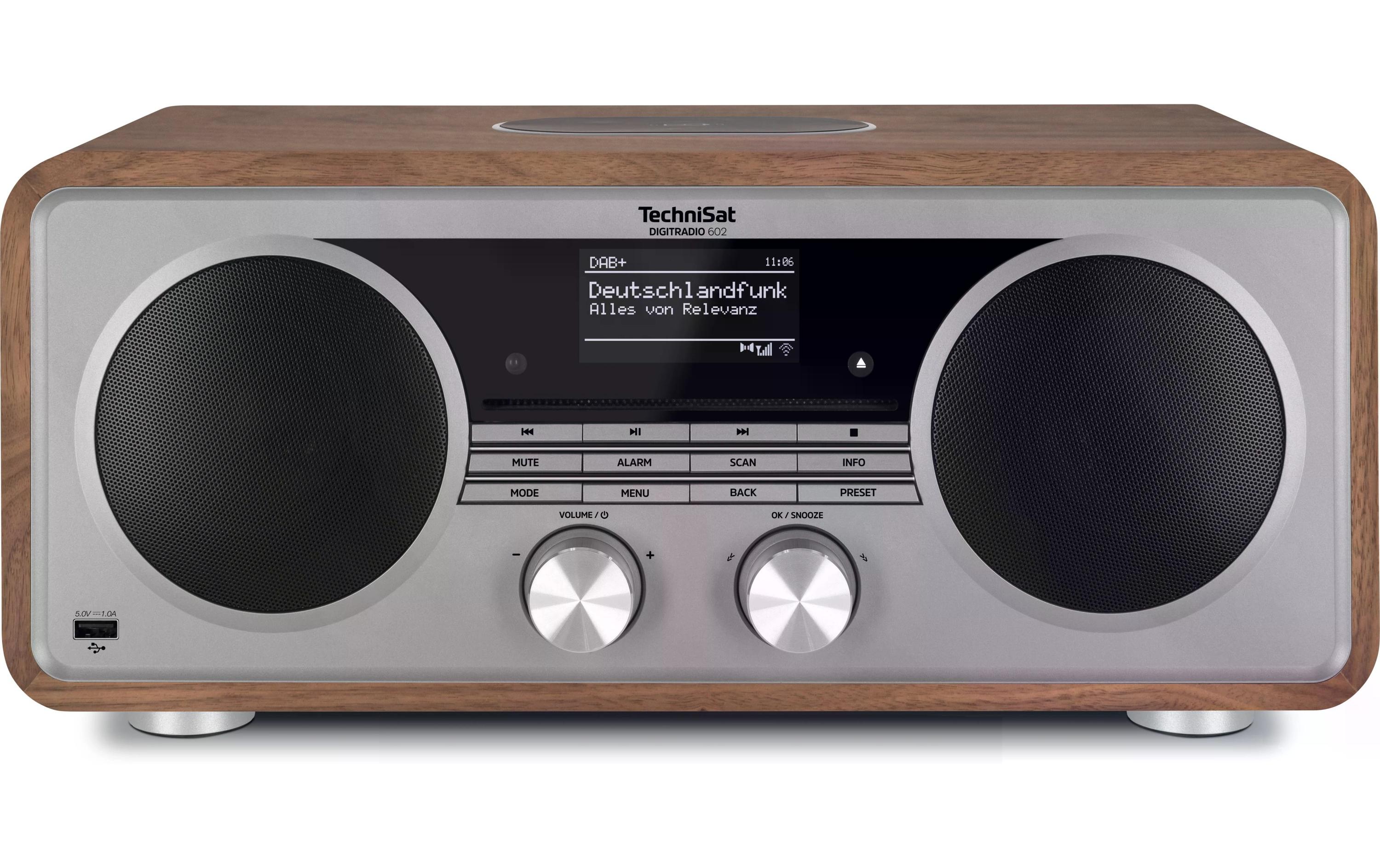 Technisat DAB+ Radio DigitRadio 602 Braun/Silber Technisat DAB+ Radio DigitRadio 602 Braun/Silber