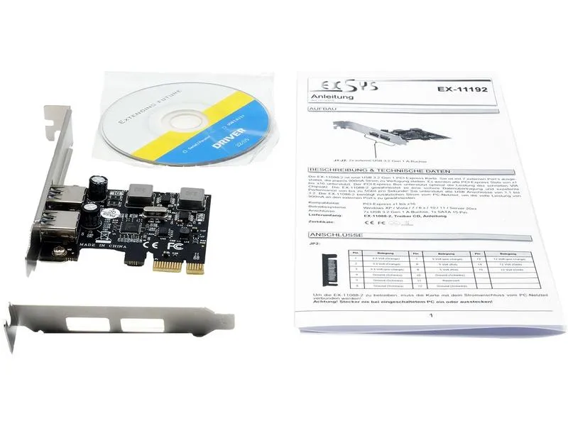Exsys PCI-Express-Karte EX-11192 Exsys PCI-Express-Karte EX-11192