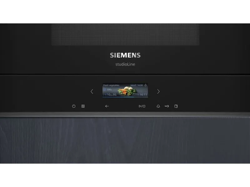 Siemens Einbaumikrowelle iQ700 BE732R1B1C Schwarz Siemens Einbaumikrowelle iQ700 BE732R1B1C Schwarz