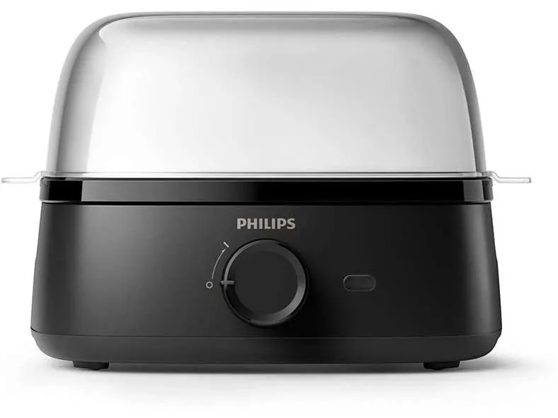 Philips Eierkocher 3000 Series HD9137/91 6 Eier, Schwarz