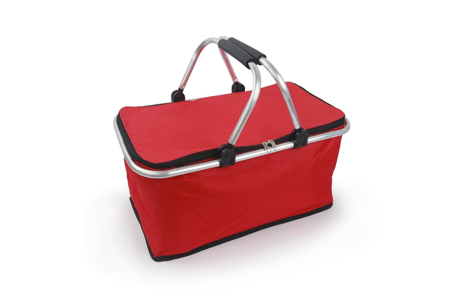 EASYmaxx Einkaufskorb 25 l, faltbar, Rot