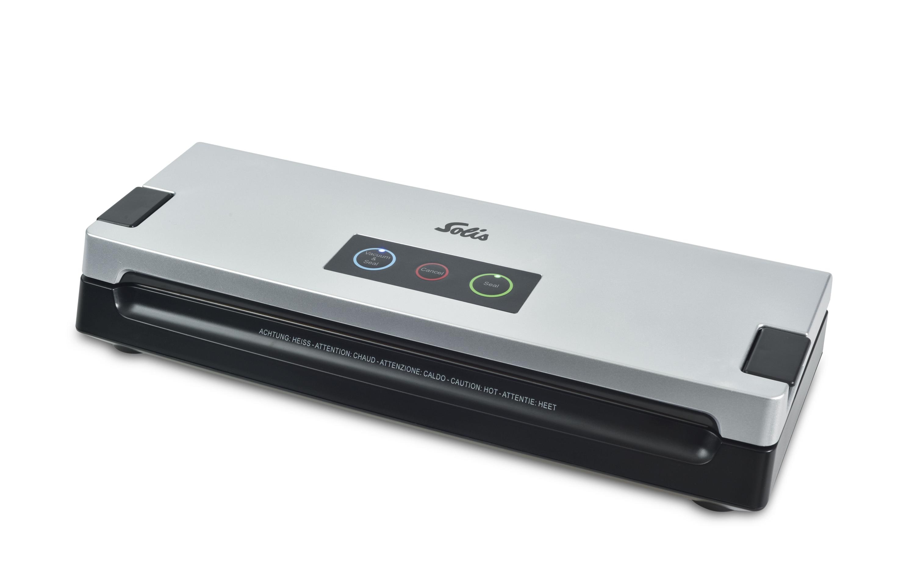 Solis Vakuumiergerät Smart Typ 557 Schwarz/Silber Solis Vakuumiergerät Smart Typ 557 Schwarz/Silber