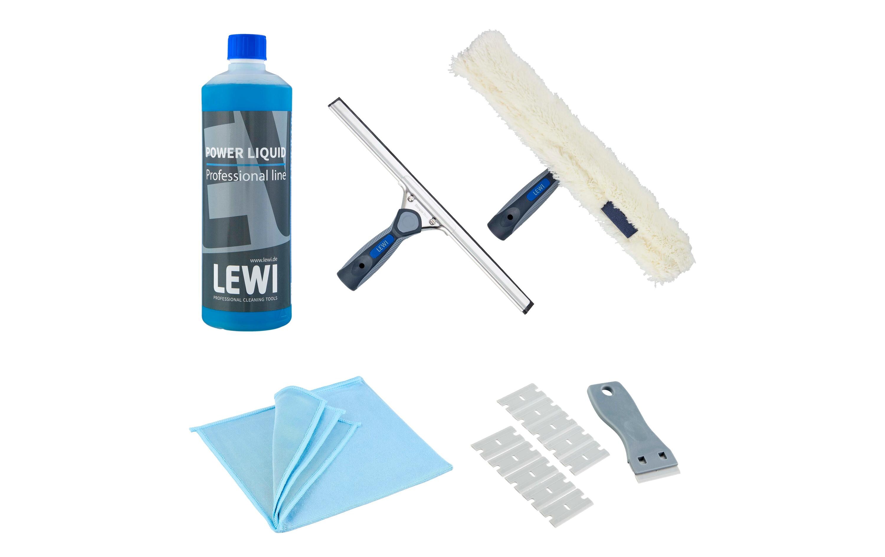 Edi Baur LEWI Fensterreinigungsset 2 Mehrfarbig