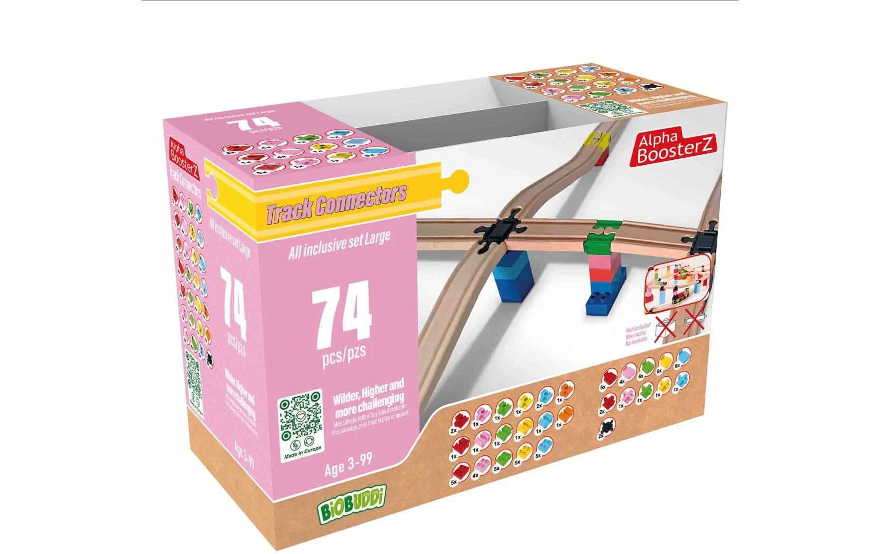 AlphaBoosterz TrackConnectors – all inclusiv Set Large