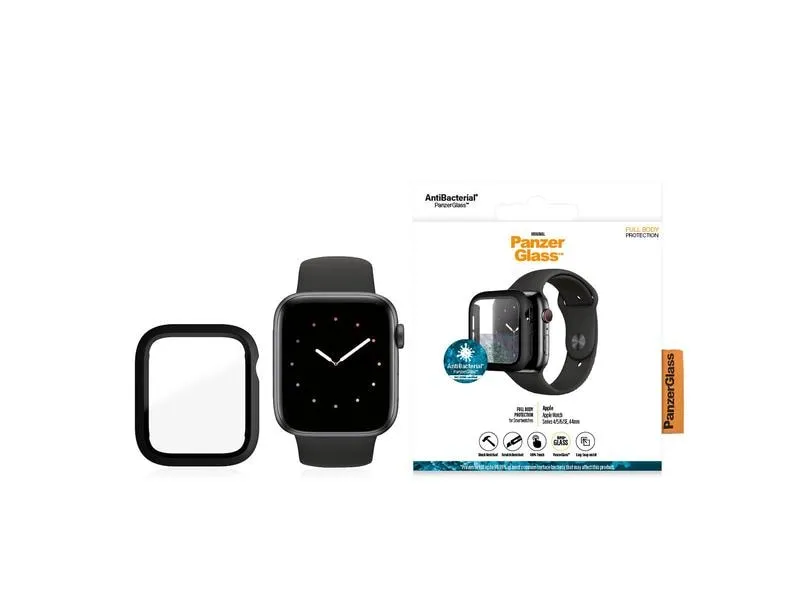 Panzerglass Displayschutz Full Body Apple Watch 6/SE (44 mm) Schwarz Panzerglass Displayschutz Full Body Apple Watch 6/SE (44 mm) Schwarz