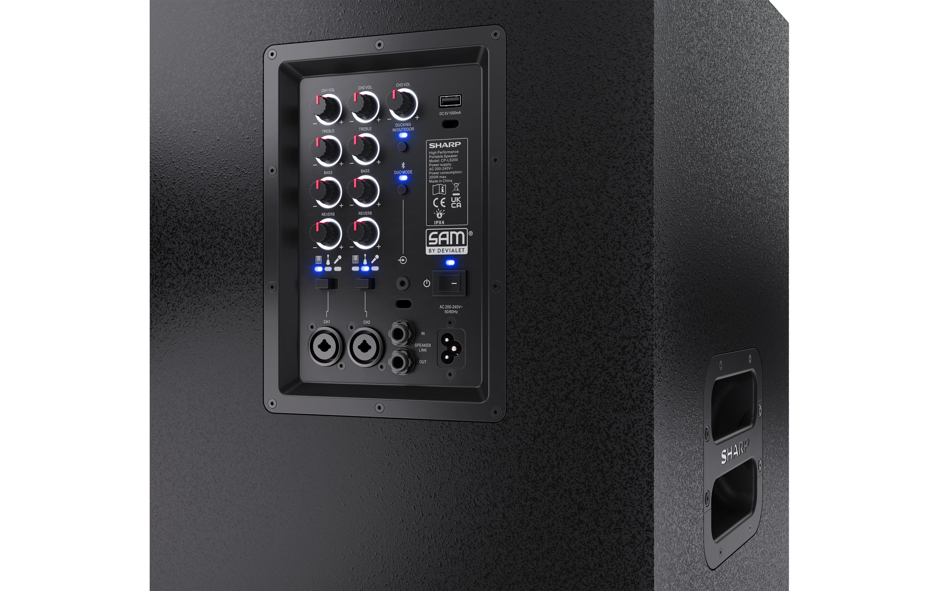 Sharp Bluetooth Speaker CPLS200 8h Akku