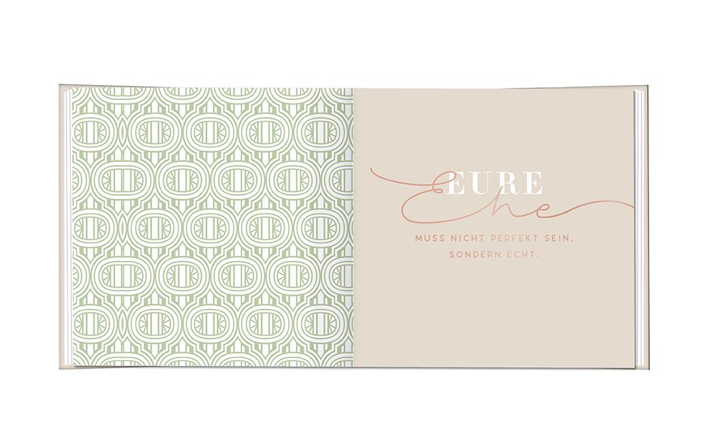 Grafik Werkstatt Minibuch Ihr feiert Hochzeit!