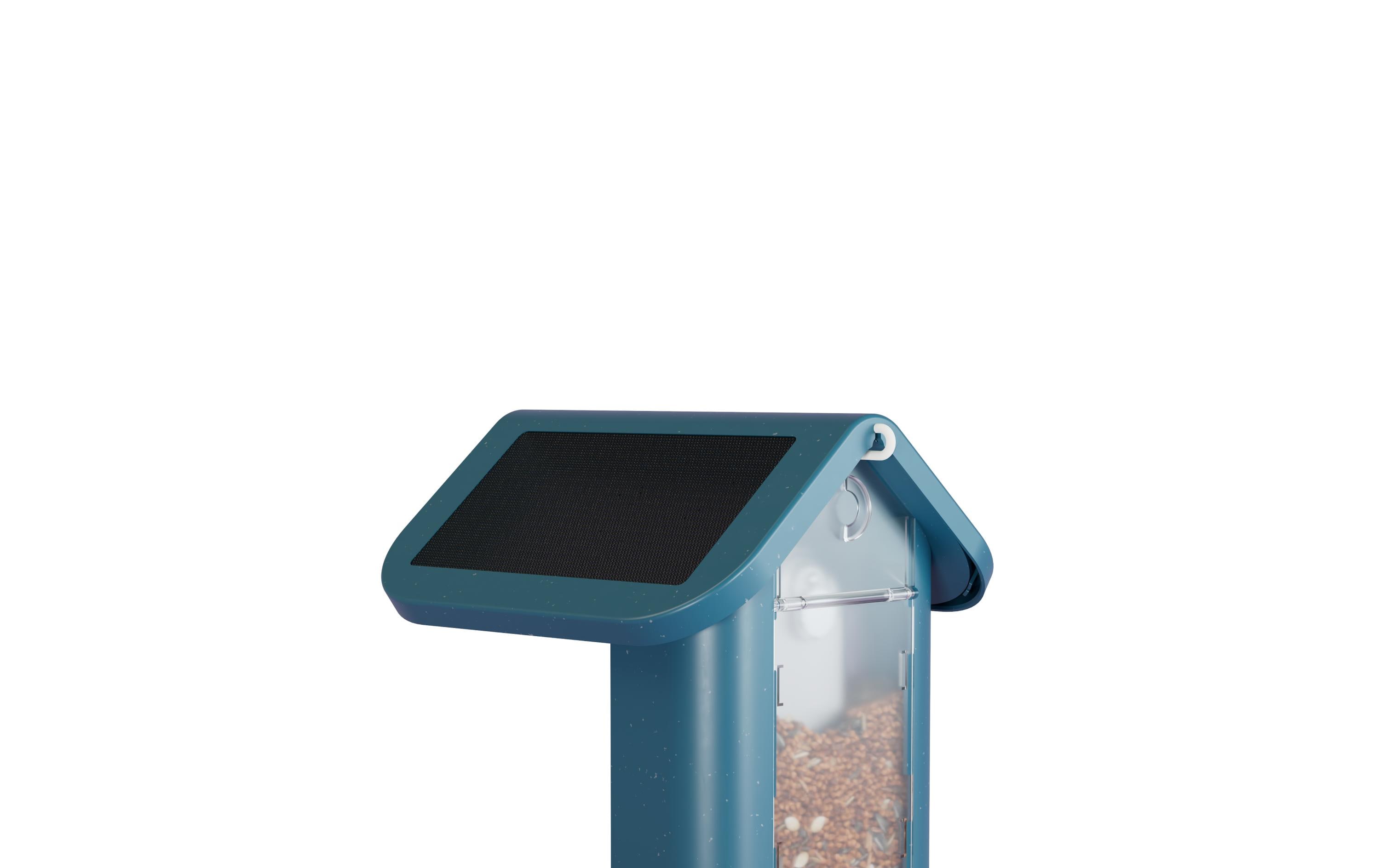 Birdbuddy Futterspender 2.0 mit Solardach und AI Vogelerkennung