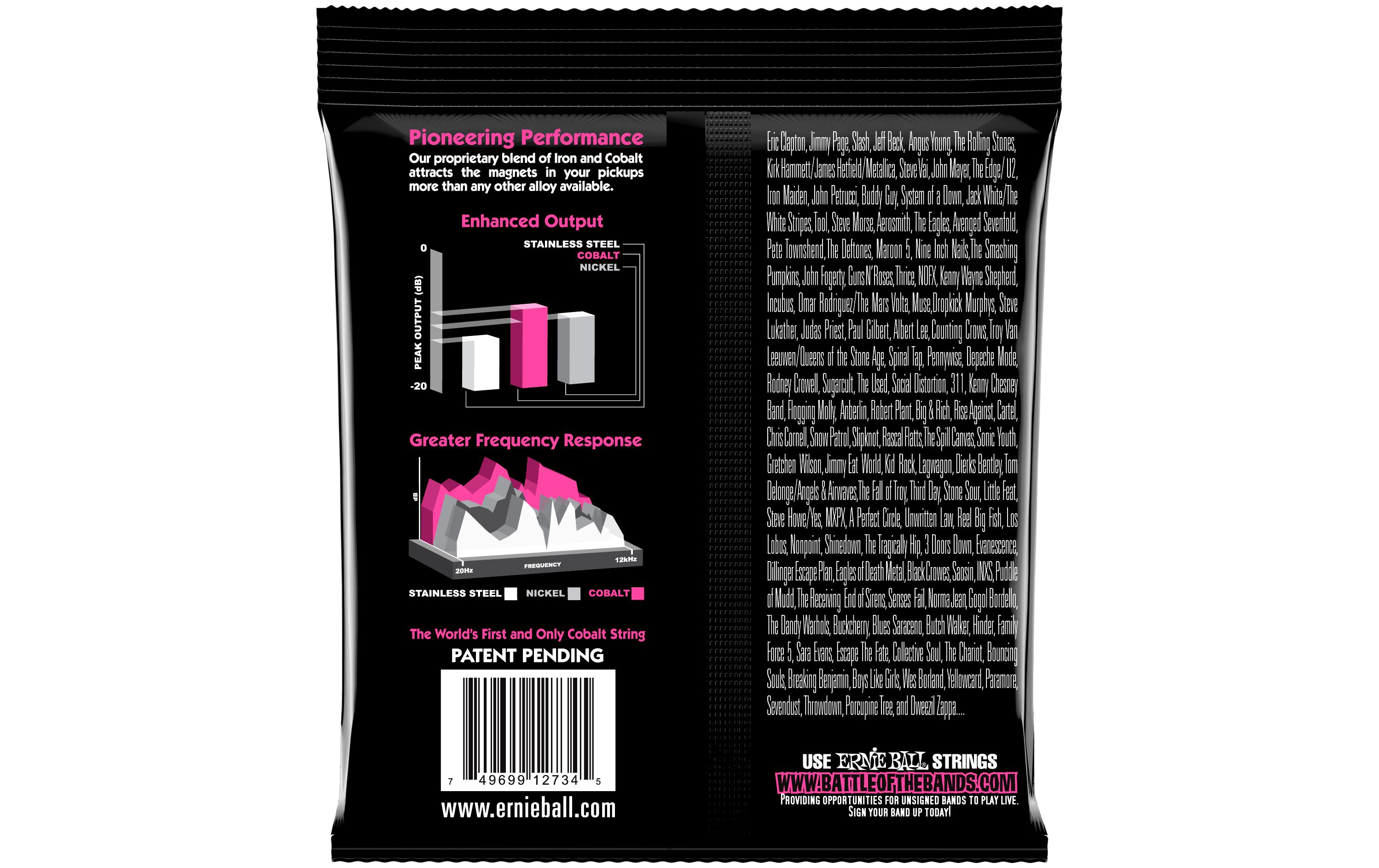 Ernie Ball Basssaiten 2734 Slinky Cobalt – Super 45-100