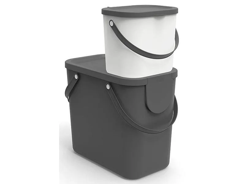 Rotho Recyclingbehälter Albula 6 l, Cappuccino Rotho Recyclingbehälter Albula 6 l, Cappuccino