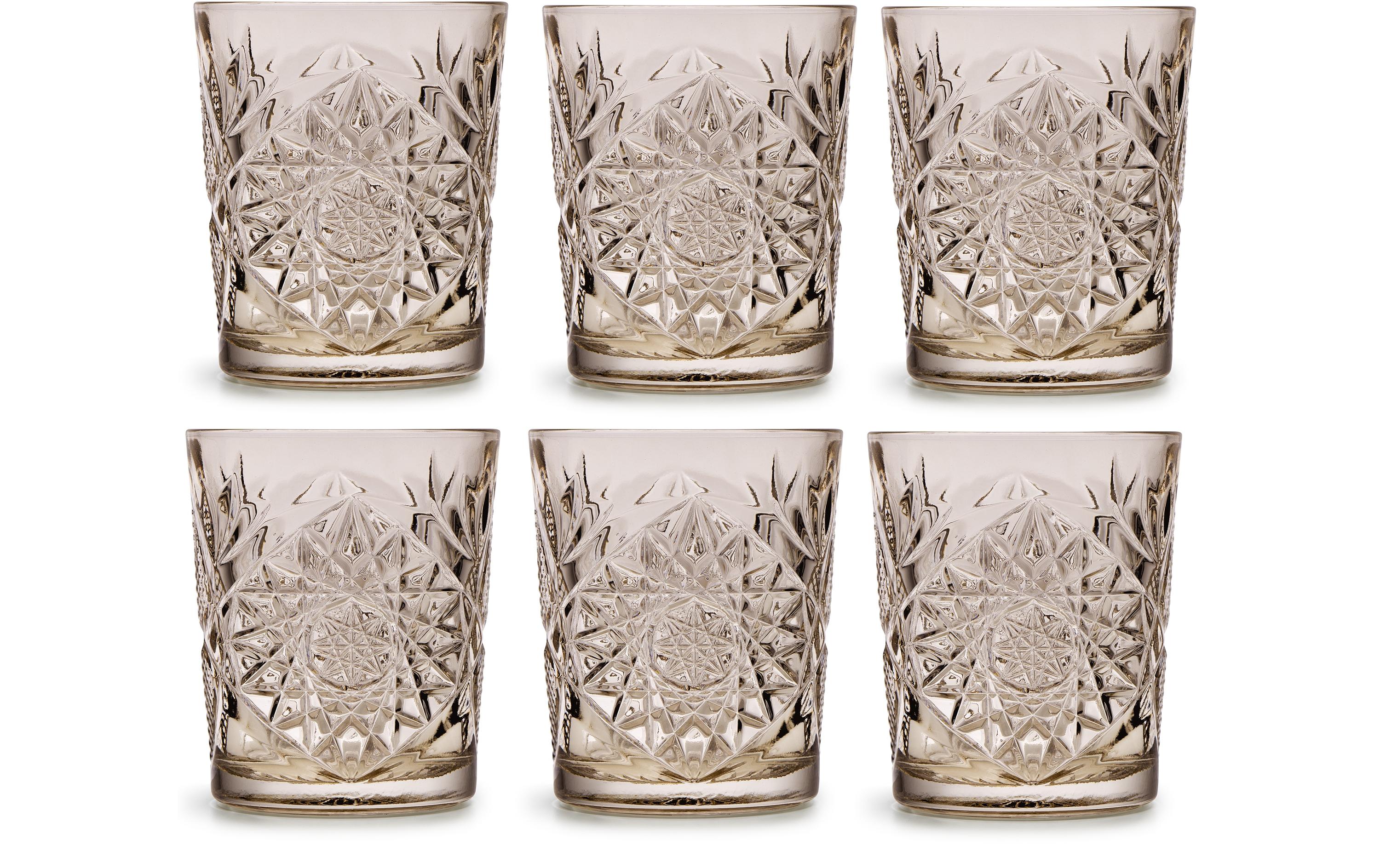 onis Gin Glas Hobstar 350 ml, 6 Stück, Taupe onis Gin Glas Hobstar 350 ml, 6 Stück, Taupe