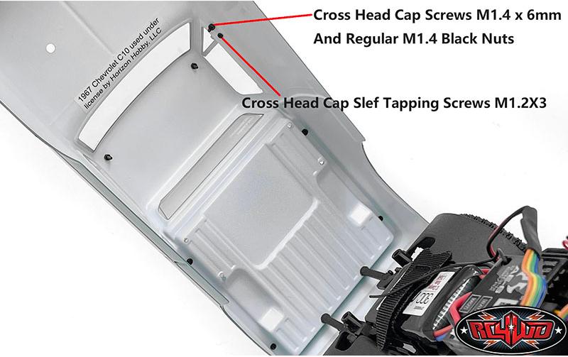 RC4WD Aussenspiegel zu SCX24 67 Chevy C10