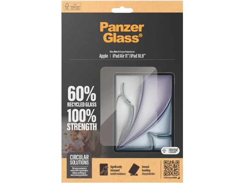 Panzerglass Ultra-Wide Fit iPad Air (2024) & iPad 10th Gen. 10.9 Panzerglass Ultra-Wide Fit iPad Air (2024) & iPad 10th Gen. 10.9