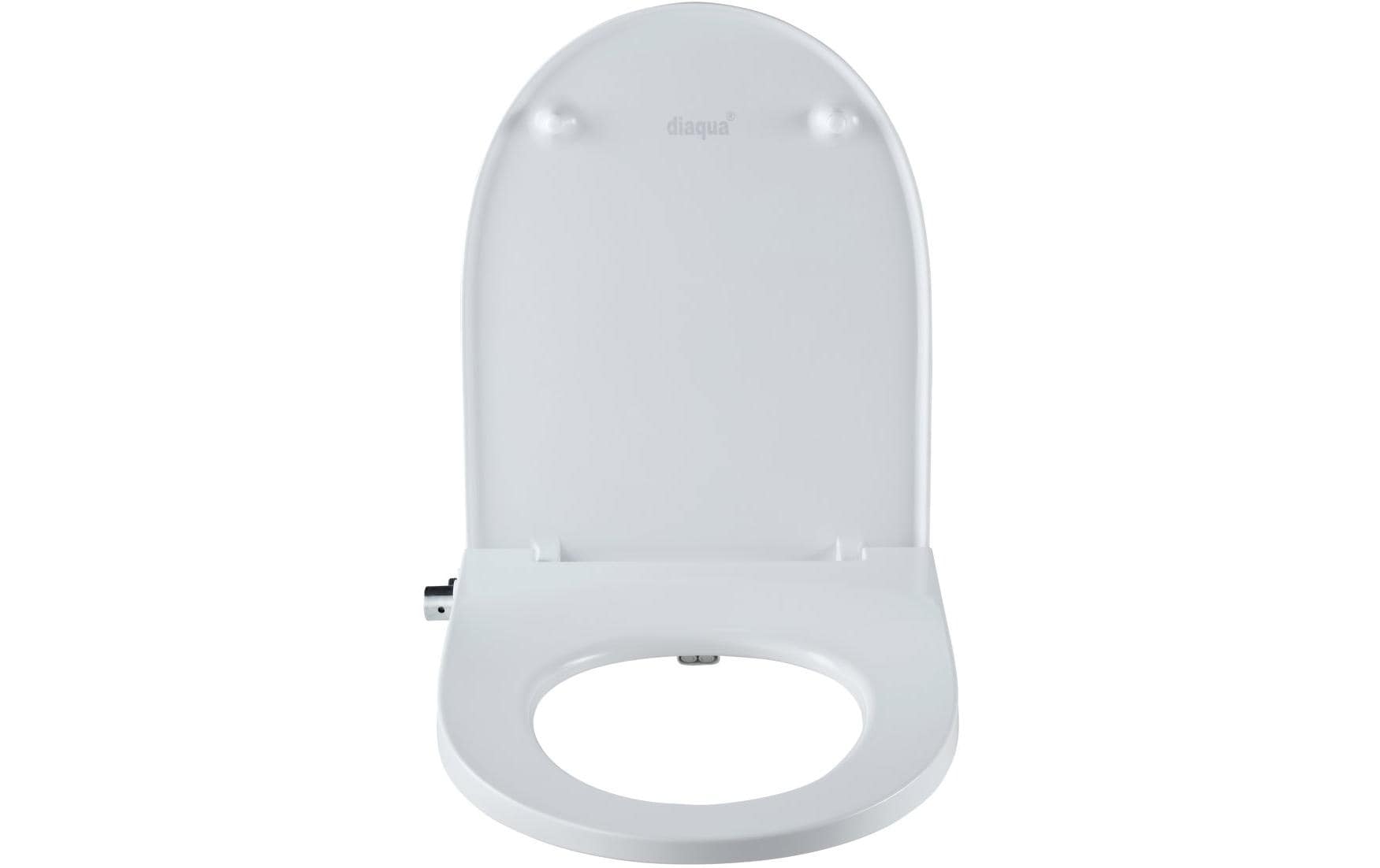 diaqua® Toilettensitz Lavalino mit Duschfunktion, Weiss