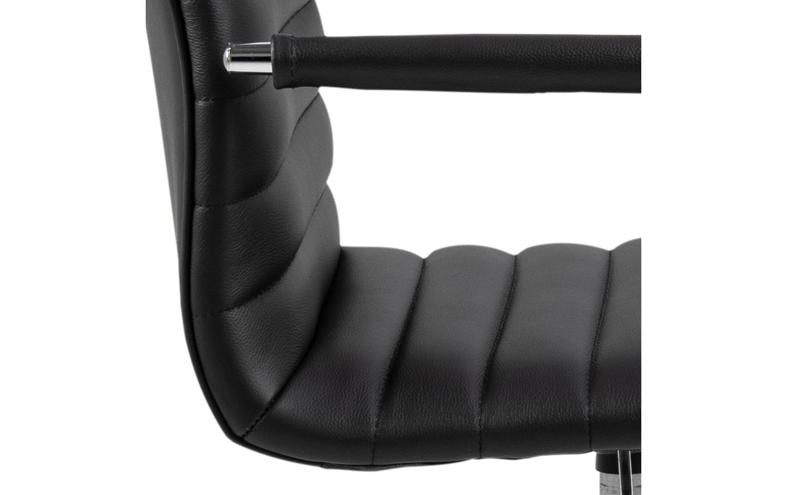 AC Design Bürostuhl Winslow, mit Polsterrücken und Armlehnen, Schwarz