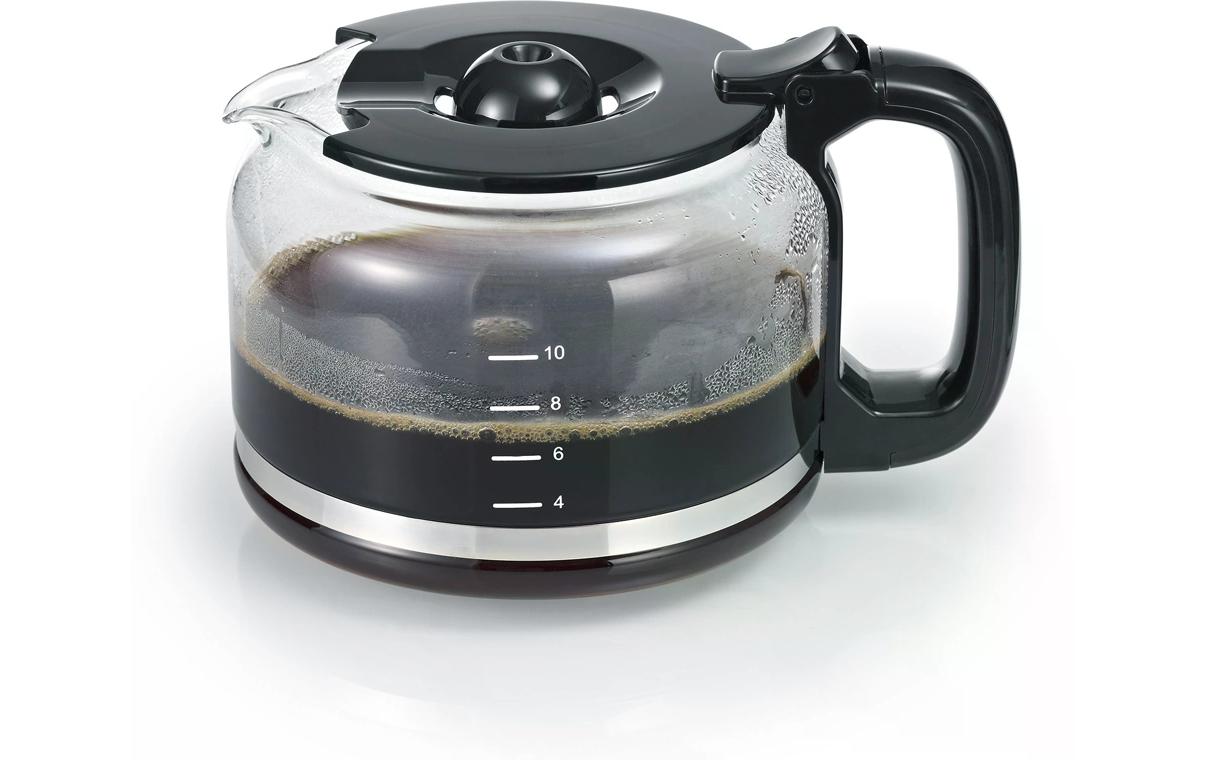 Severin Filterkaffeemaschine KA 4810 Schwarz/Silber