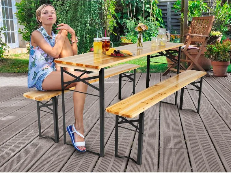 EASYmaxx Festbankgarnitur 170 cm EASYmaxx Festbankgarnitur 170 cm