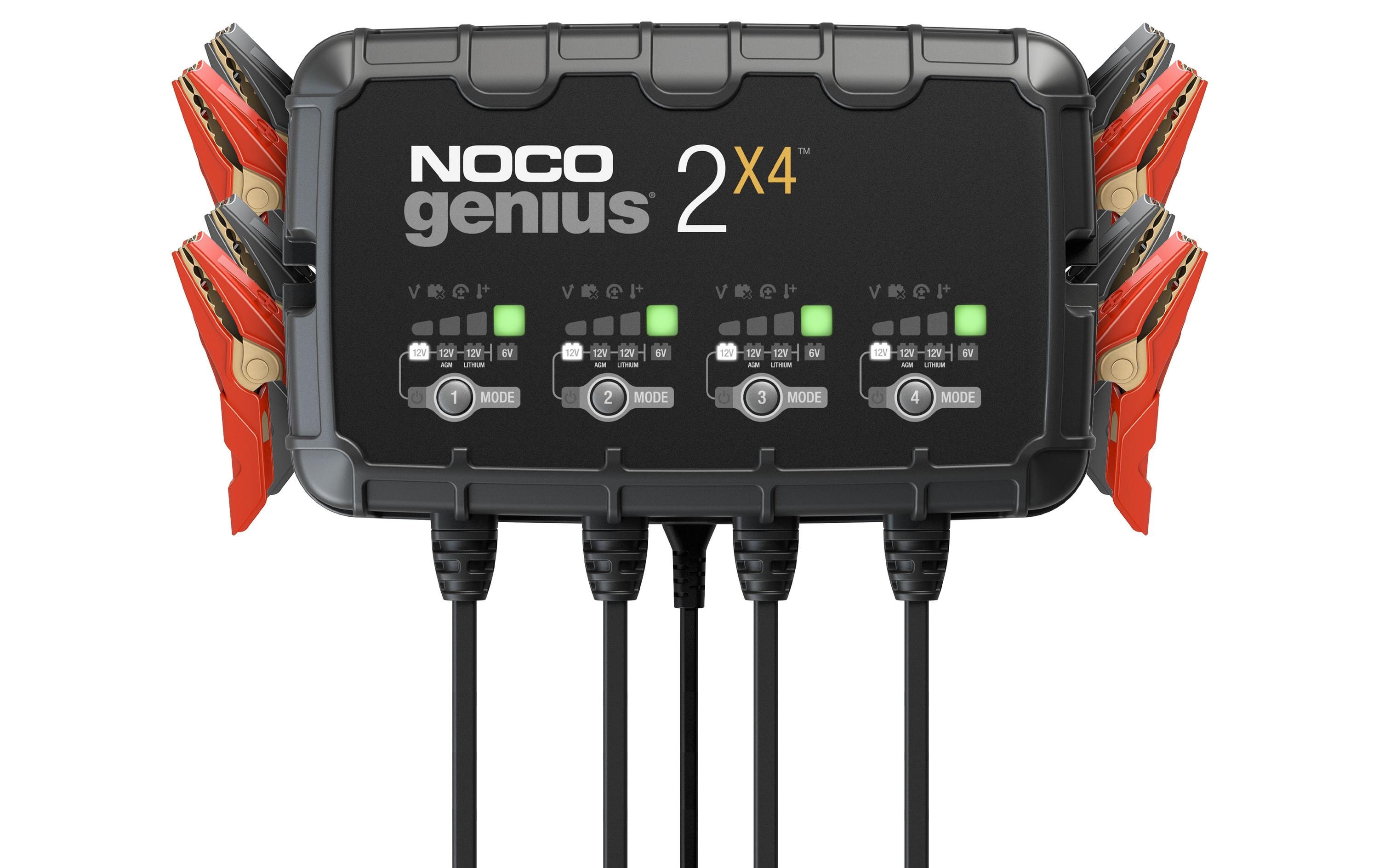 Noco Batterieladegerät GENIUS2 x 4 4x 6-12 V / 2 A Noco Batterieladegerät GENIUS2 x 4 4x 6-12 V / 2 A