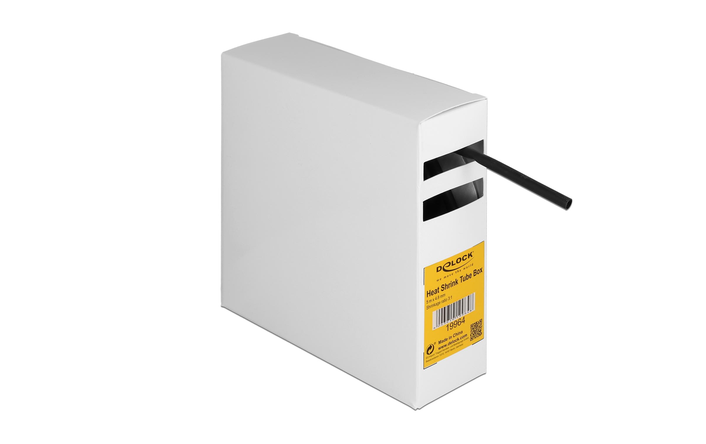 Delock Schrumpfschlauch Box mit Innenkleber, 5 m x 4.8 mm Delock Schrumpfschlauch Box mit Innenkleber, 5 m x 4.8 mm