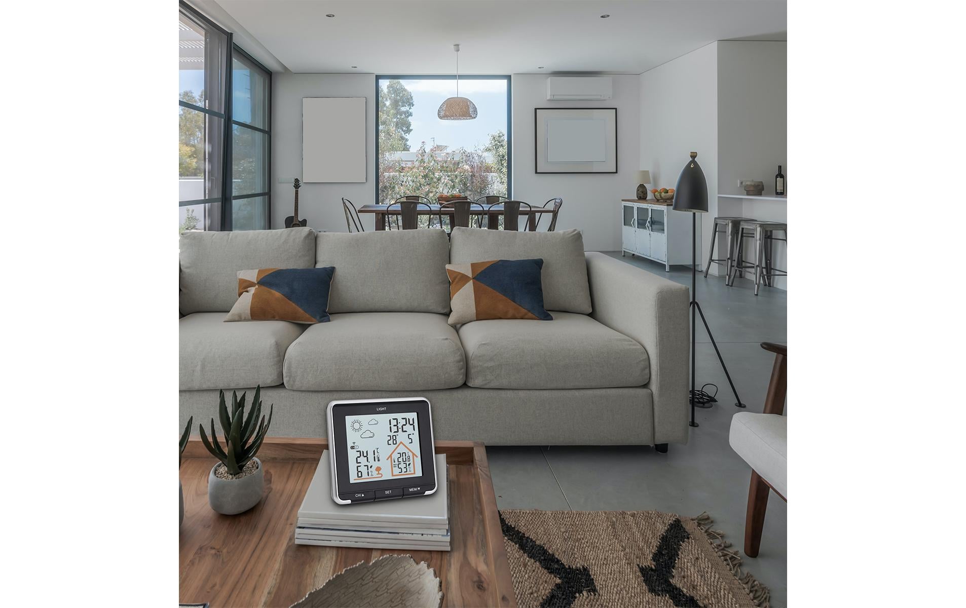 TFA Dostmann Wetterstation Life Schwarz