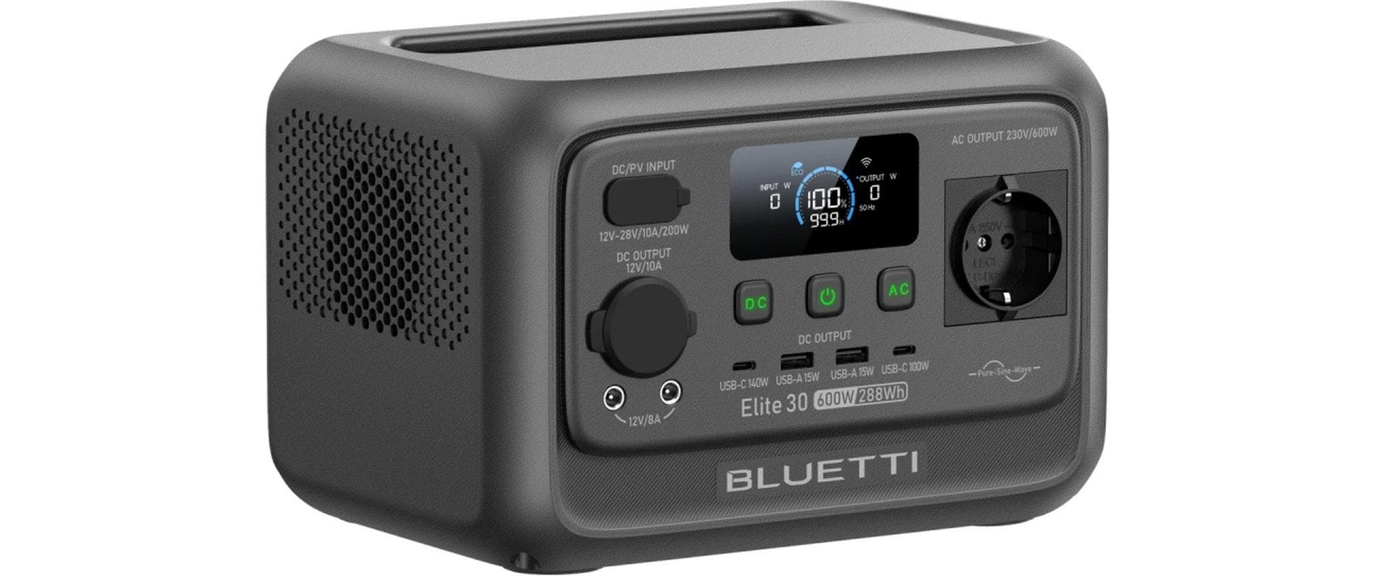 BLUETTI Power Station Elite 30 V2 600W