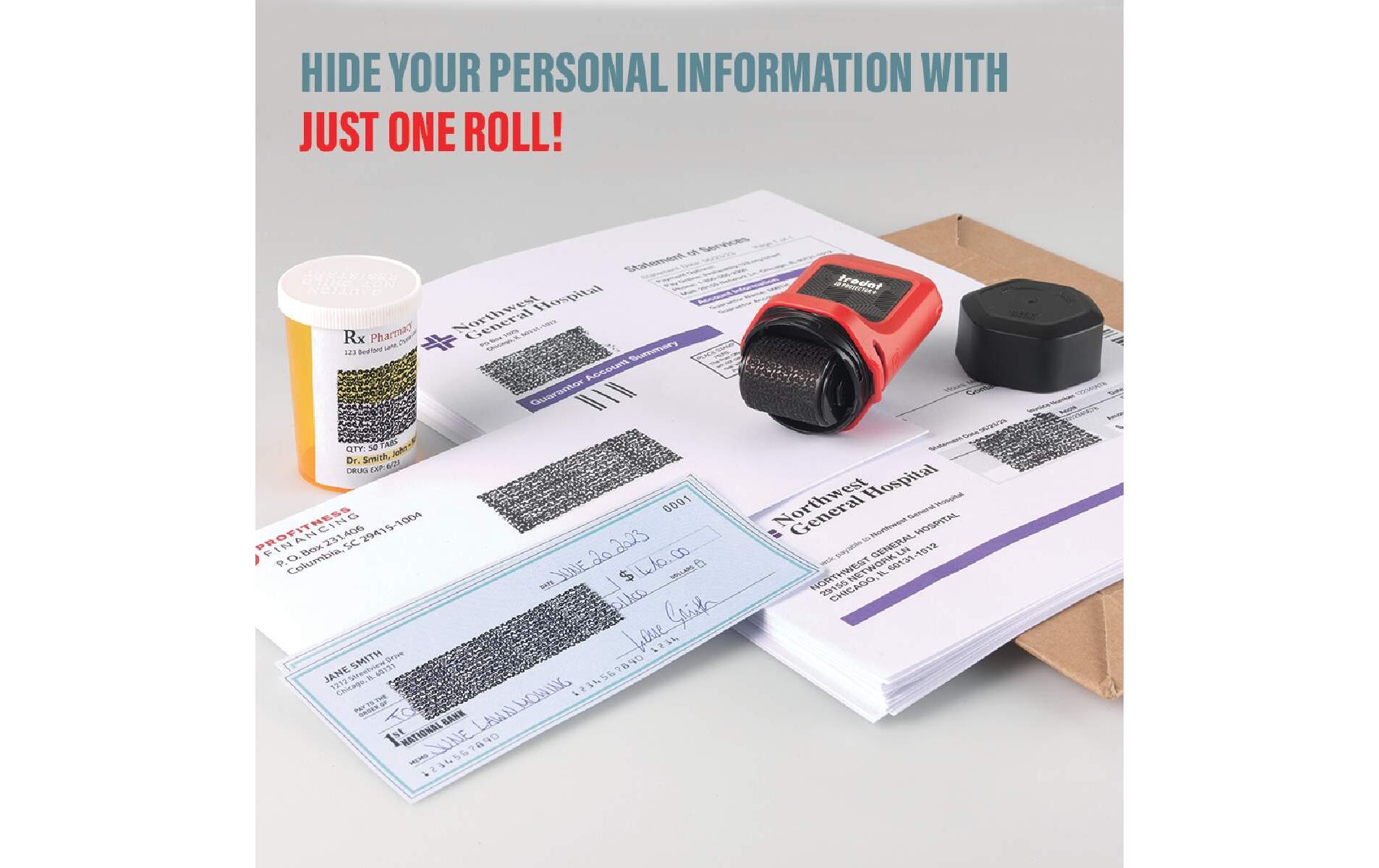 Trodat Stempel ID Protector Rot / Schwarz