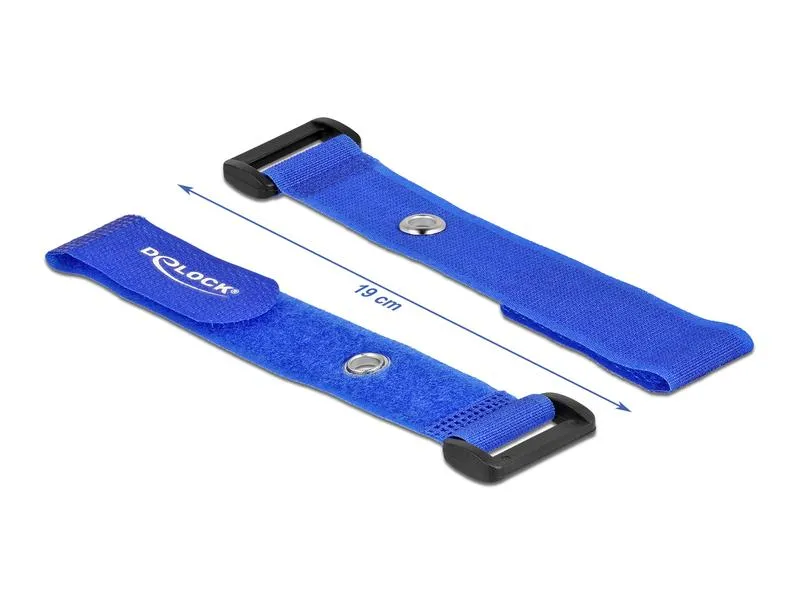 Delock Klettkabelbinder Blau 190 mm x 25 mm 5 Stück Delock Klettkabelbinder Blau 190 mm x 25 mm 5 Stück
