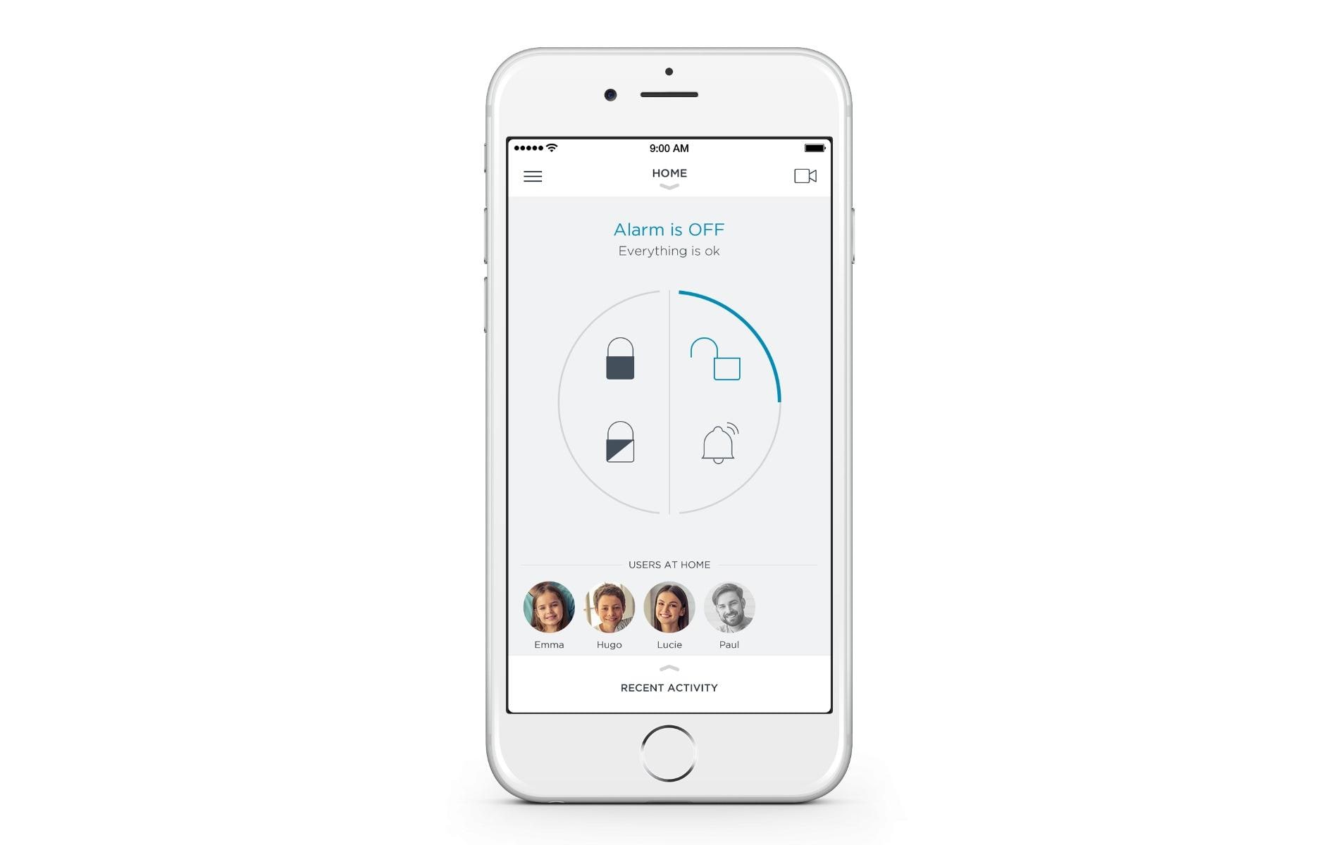 SOMFY Alarmzentrale ONE+ Weiss