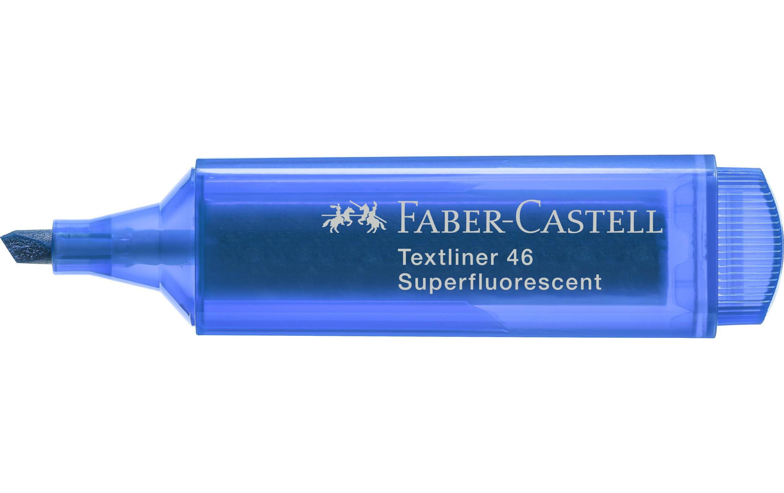 Faber-Castell Textmarker 1546 superfluorescent Blau