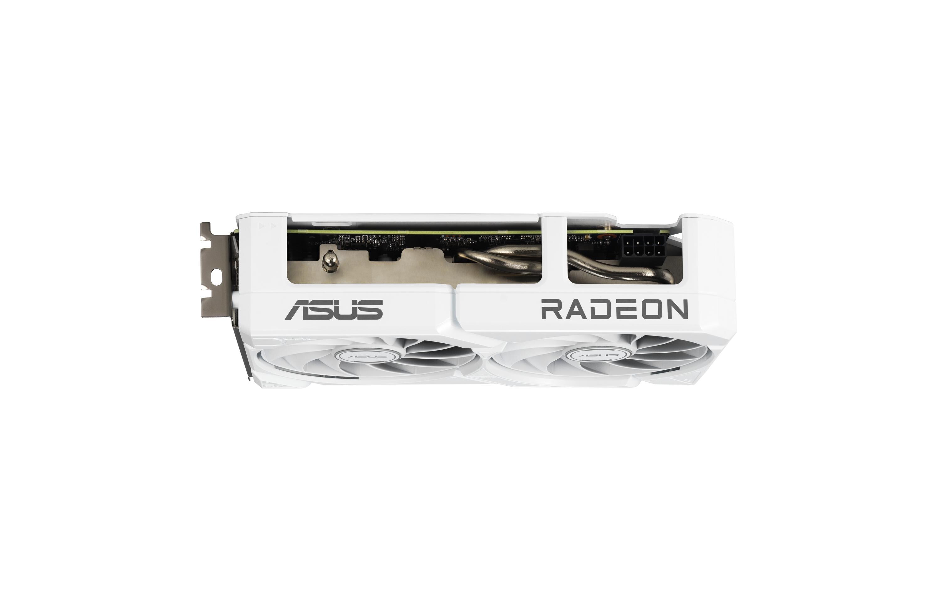 ASUS Grafikkarte Dual Radeon RX9060XT 16G Weiss