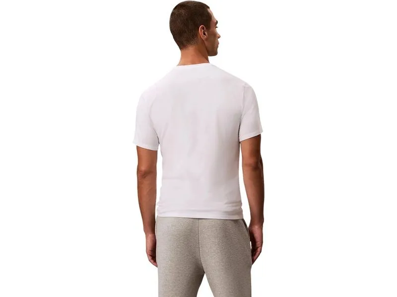 Calvin Klein Wäsche Shirt S/S V Neck, Weiss Grösse S, 3 Stück Calvin Klein Wäsche Shirt S/S V Neck, Weiss Grösse S, 3 Stück