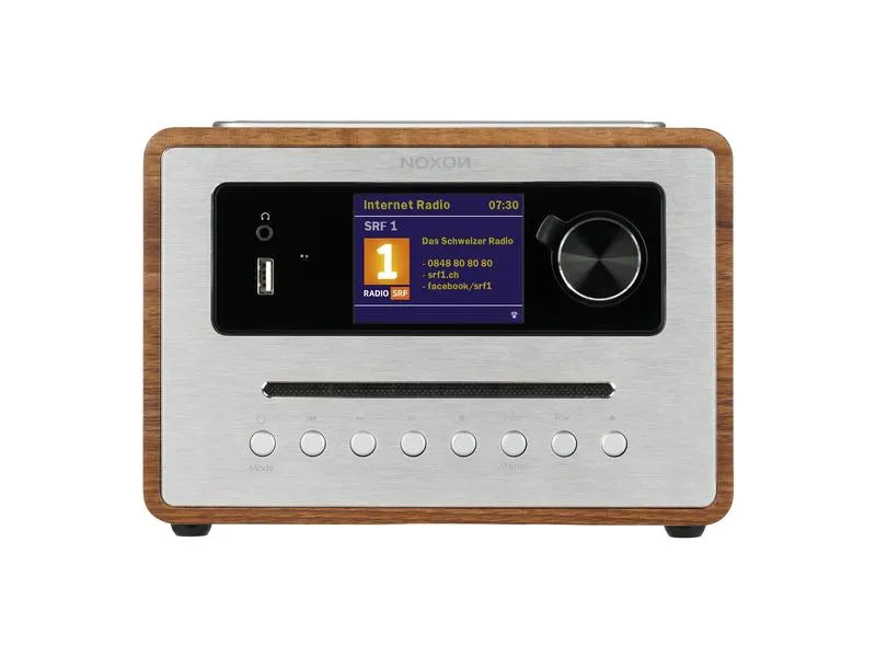 Noxon DAB+ Radio IRadio 500 CD – Walnuss Noxon DAB+ Radio IRadio 500 CD – Walnuss