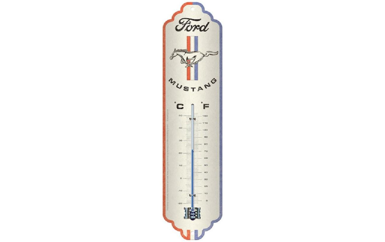 Nostalgic Art Thermometer Ford Mustang 6.5 x 28 cm Nostalgic Art Thermometer Ford Mustang 6.5 x 28 cm
