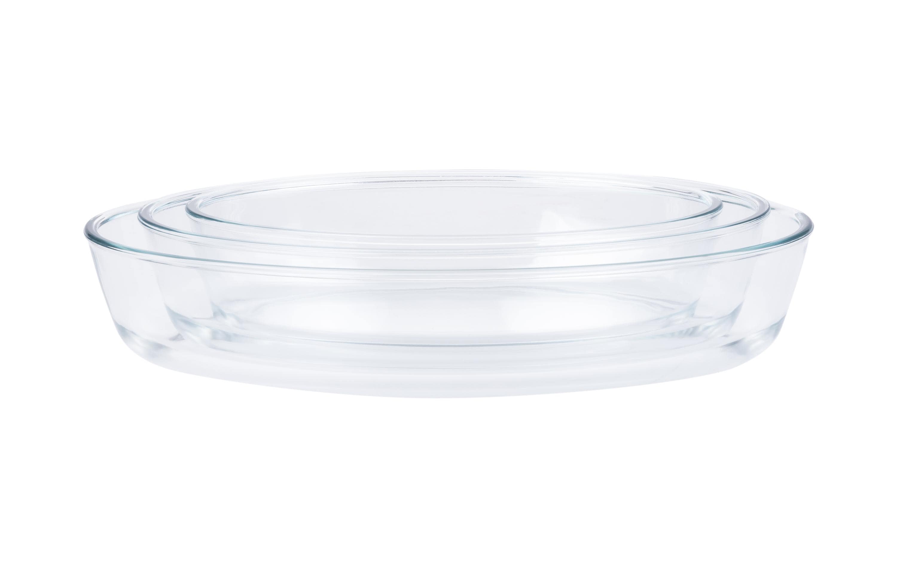 FURBER Auflaufform-Set Glas, 3, Stück, Oval FURBER Auflaufform-Set Glas, 3, Stück, Oval