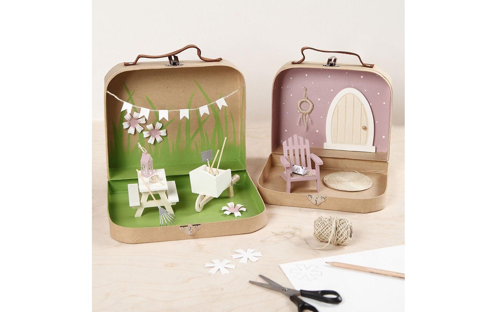 Creativ Company Mini-Möbel Gartenstuhl 7.5 x 9 x 9 cm