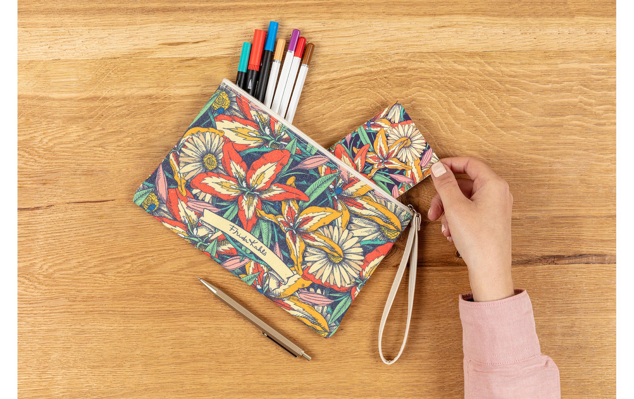 Clairefontaine Accessoires-Tasche Frida Kahlo Mehrfarbig